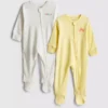 0-24 meses | Conjunto de 2 pijamas com fecho de correr