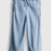 1,5-8 anos | Jeans com cintura elástica