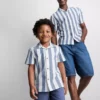 1,5-9 anos | camisa às riscas