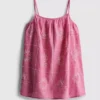 1,5-9 anos | vestido tipo camisola bordado em chambray