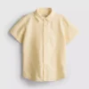 7-15 anos | camisa oxford de manga curta