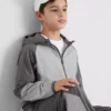 7-15 anos | casaco desportivo com fecho de correr