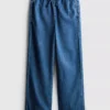 7-15 anos | Jeans com cintura elástica