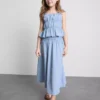 7-15 anos | saia midi xadrez gingham