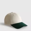 Boné de basebol bicolor
