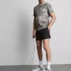 Calções de corrida com cordão