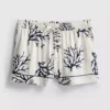 Calções de pijama estampados em tom de coral