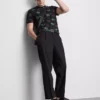 Camisa de manga curta estampada