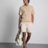 Camisa polo de malha texturada