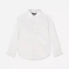 Camisas oxford de manga comprida para meninos mais novos