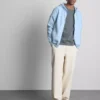 Camisola com capuz e fecho de correr Essential