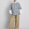 Camisola de algodão oversized essencial