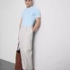 Camisola de corte justo e elástica