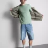 Camisola de corte justo e elástica