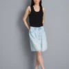 Camisola sem mangas com decote redondo e costas em estilo «racerback»
