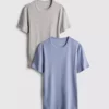 Conjunto de 2 camisas com textura canelada