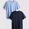Conjunto de 2 camisas de gola redonda