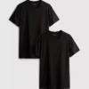 Conjunto de 2 camisas essenciais de manga curta
