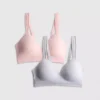 Conjunto de 2 soutiens de estar em casa sem costuras