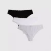 Conjunto de 3 cuecas brasileiras de algodão