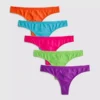 Conjunto de 5 tangas sem costuras