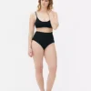 Cueca de cintas modeladoras sem costuras de cintura alta