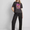 Pijamas Bratz de algodão com padrão de leopardo