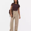 T-shirt de gola redonda «Second Skin»