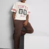 T-shirt de manga curta com efeito desgastado e estampado gráfico «Tokyo»