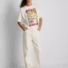 T-shirt oversized de algodão com estampa da Marilyn Monroe
