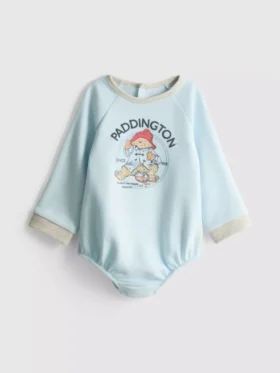 0-18 meses | body de manga comprida para recém-nascidos com o Urso Paddington