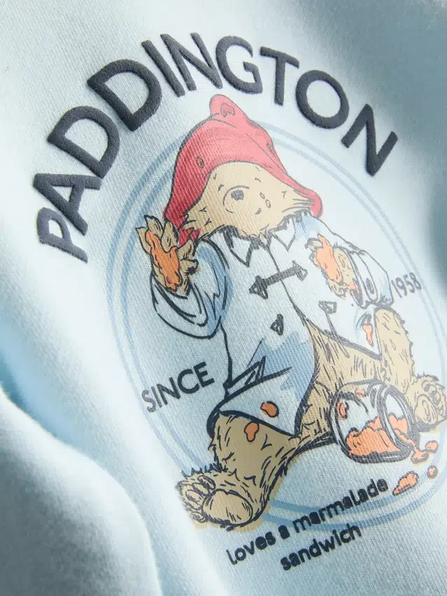 0-18 meses | body de manga comprida para recém-nascidos com o Urso Paddington
