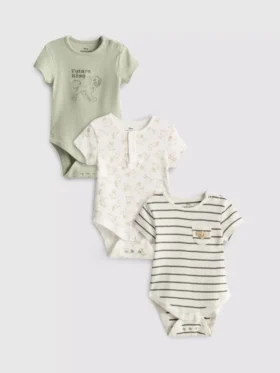 0-18 meses | Conjunto de 3 bodys para recém-nascidos «O Rei Leão» da Disney
