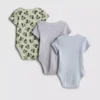 0-18 meses | Conjunto de 3 bodys para recém-nascidos «Room to Grow» da Disney com o Mickey Mouse e o Pato Donald