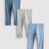 0-18 meses | Conjunto de 3 leggings para recém-nascidos