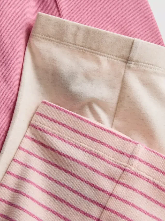 0-18 meses | Conjunto de 3 leggings para recém-nascidos