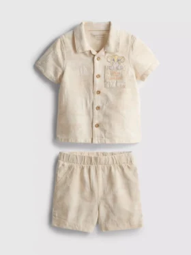 0-18 meses | Conjunto de camisola e calções para recém-nascidos do filme «O Rei Leão» da Disney