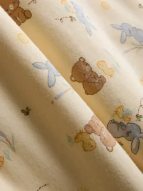 0-18 meses | Conjunto de pijama estampado para recém-nascidos