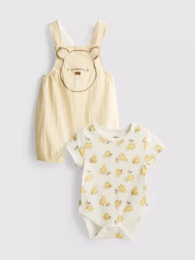 0-18 meses | Conjunto para recém-nascidos com body e macacão do «Winnie the Pooh» da Disney