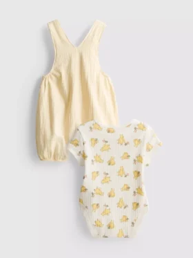 0-18 meses | Conjunto para recém-nascidos com body e macacão do «Winnie the Pooh» da Disney