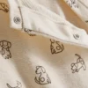 0-18 meses | Conjunto para recém-nascidos com camisola com motivo de cão e calças de fato de treino