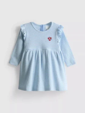 0-18 meses | vestido com folhos para recém-nascidos