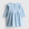 0-18 meses | vestido com folhos para recém-nascidos