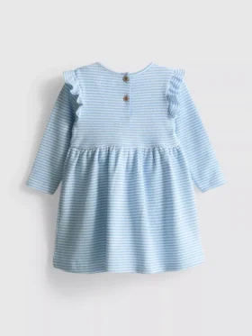 0-18 meses | vestido com folhos para recém-nascidos