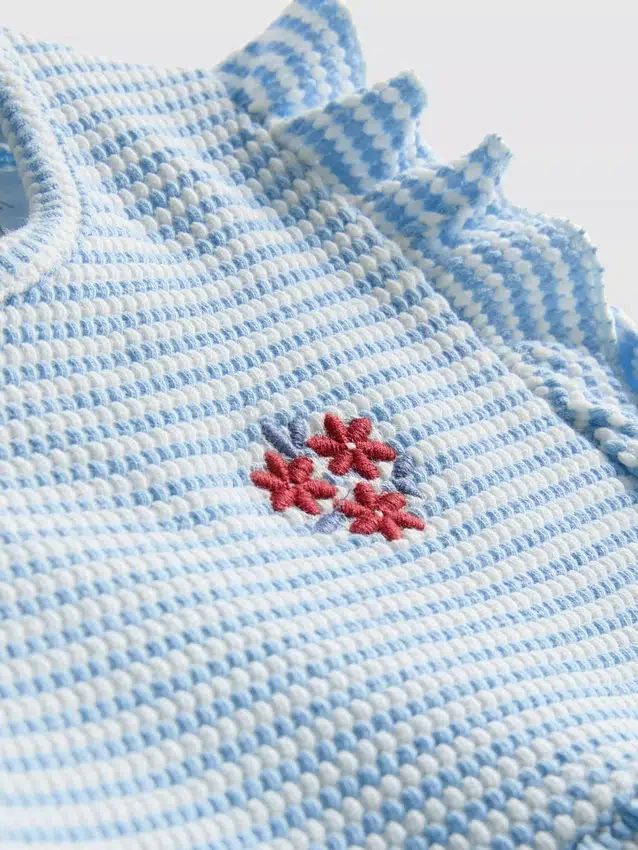 0-18 meses | vestido com folhos para recém-nascidos