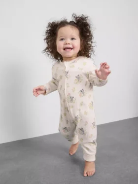 0-24 meses | Conjunto de 2 macacões com fecho de correr do Bambi da Disney
