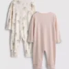 0-24 meses | Conjunto de 2 macacões com fecho de correr do Bambi da Disney