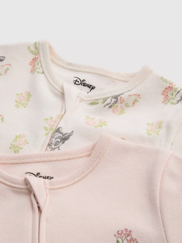 0-24 meses | Conjunto de 2 macacões com fecho de correr do Bambi da Disney