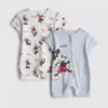 0-24 meses | Conjunto de 2 macacões do Mickey Mouse da Disney