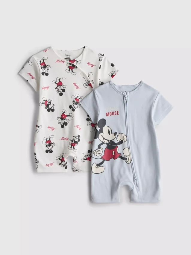 0-24 meses | Conjunto de 2 macacões do Mickey Mouse da Disney
